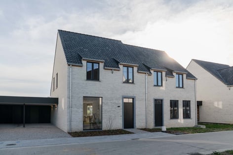 Landelijke kijkwoning in het woonproject Korenhof in Lauwe