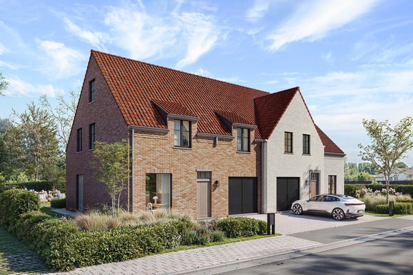 Landelijke projectwoningen in Oostkamp