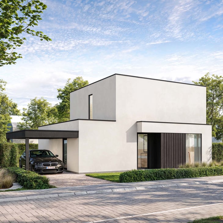 koekelare-nieuwbouwvilla-lot5-voorgevel-crepi-vierkant-1