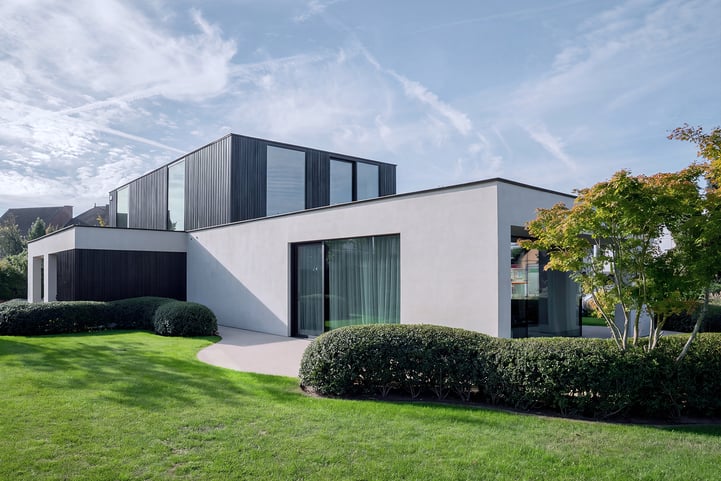 Strak moderne villabouw kijkwoning in Erpe-Mere